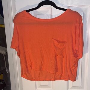 American Eagle Outfitters Pink Crop Top